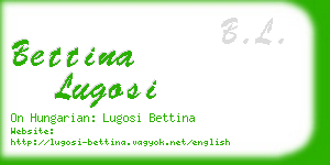 bettina lugosi business card